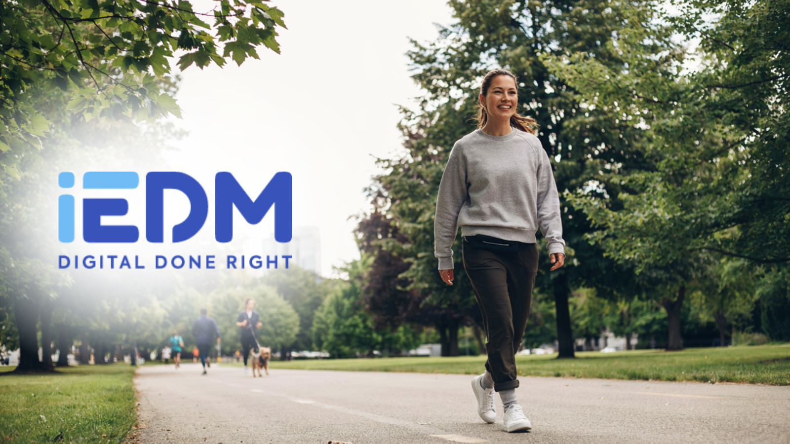 Person taking a brisk walk outdoors during a workday to support exercise and brain health